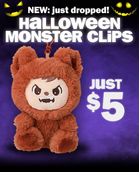 New Halloween Monster Clips