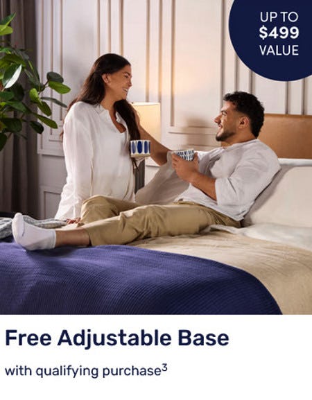 Free Adjustable Base With Qualifying Purchase