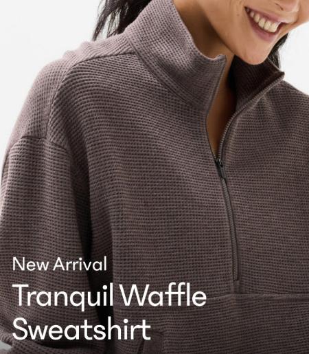New: Tranquil Waffle Sweatshirt