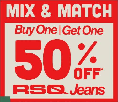 Buy One, Get One 50% Off RSQ Jeans