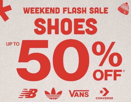 Weekend Flash Sale Shoes Up to 50% Off
