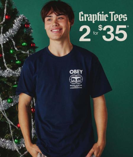 Graphic Tees 2 For $35