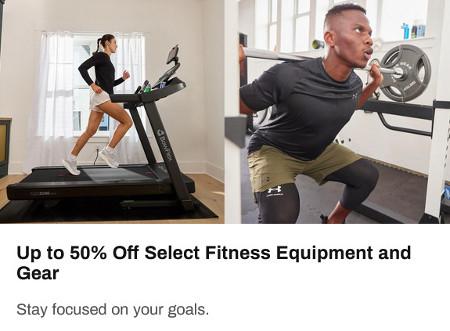 Up to 50% Off Select Fitness Equipment and Gear