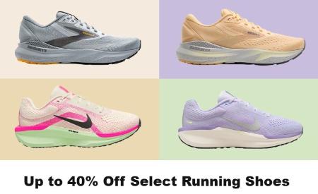 Up to 40% Off Select Running Shoes
