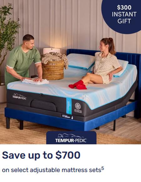 Save Up to $700 on Select Adjustable Mattress Sets