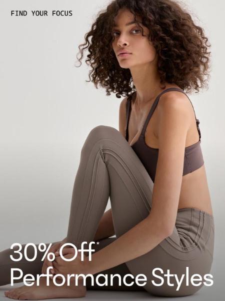 30% Off Performance Styles