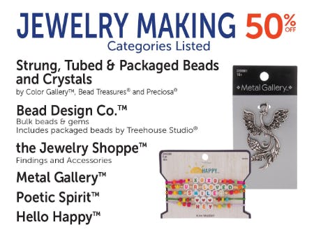 Jewelry Making 50% Off