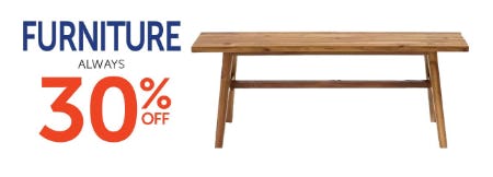 30% Off Furniture