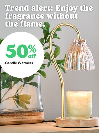 50% Off Candle Warmers