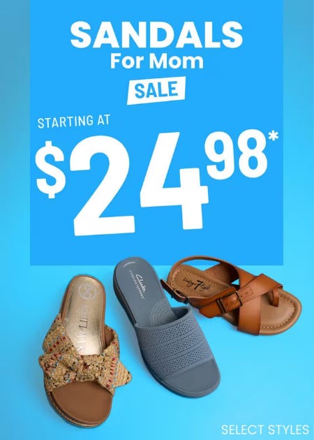 Sandals For Mom Sale Starting at $24.98