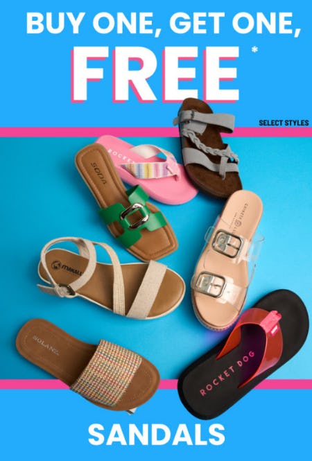 Buy One, Get One Free Sandals