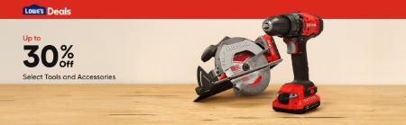Up to 30% Off Select Tools and Accessories