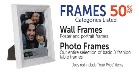 50% Off Frames