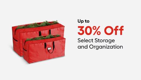 Up to 30% Off Select Storage and Organization