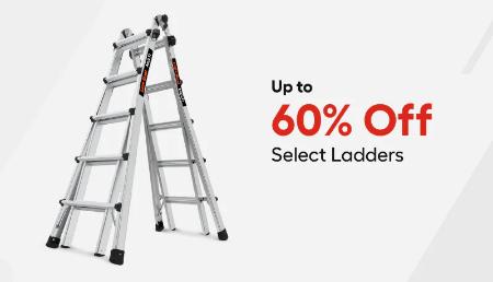 Up to 60% Off Select Ladders