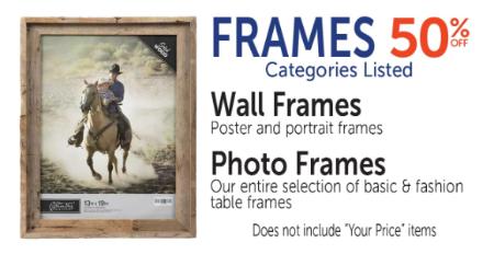 50% Off Frames