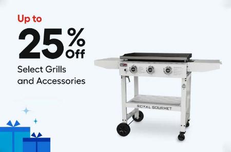 Up to 25% Off Select Grills and Accessories