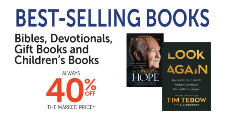 40% Off Best-Selling Books