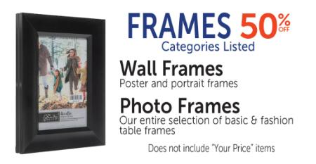 50% Off Frames