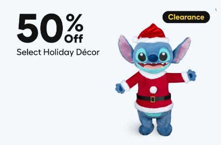 50% Off Select Holiday Decor
