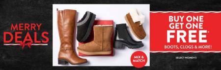 Buy One, Get One Free Boots, Clogs & More