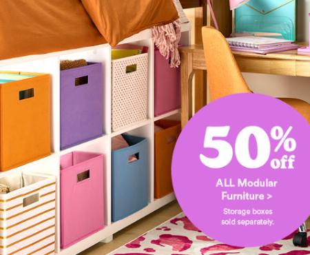 50% Off All Modular Furniture
