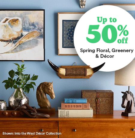 Up to 50% Off Spring Floral, Greenery & Decor