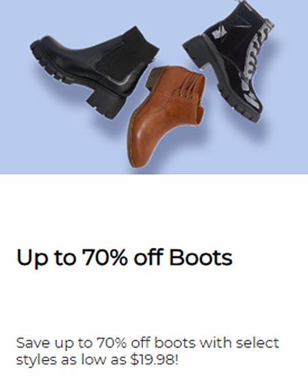 Up to 70% Off Boots