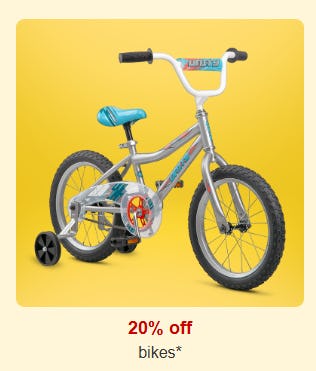 20% Off Bikes