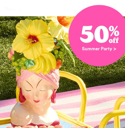 50% Off Summer Party