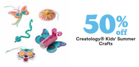50% Off Creatology Kids' Summer Crafts