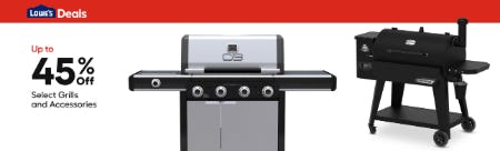 Up to 45% Off Select Grills and Accessories