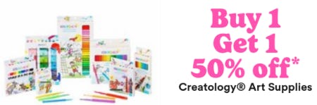 Buy 1, Get 1 50% Off Creatology Art Supplies