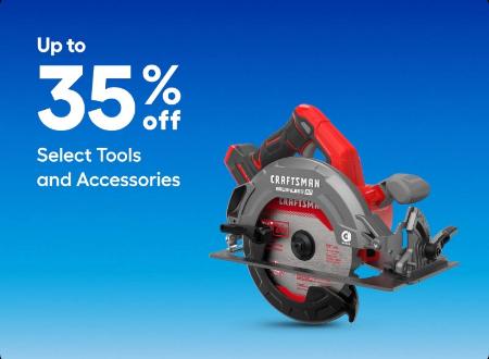 Up to 35% Off Select Tools and Accessories