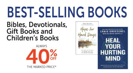 Best-Selling Books 40% Off