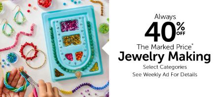 40% Off Jewelry Making