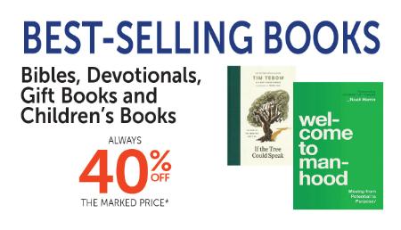 40% Off Best-Selling Books