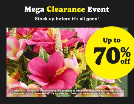 Mega Clearance Event