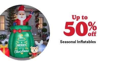 Up to 50% Off Seasonal Inflatables
