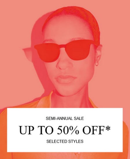 Up to 50% off Selected Styles