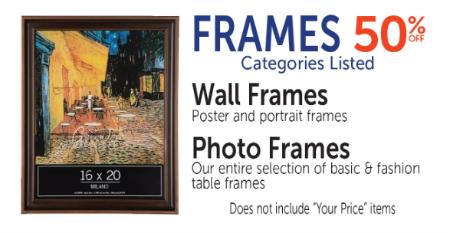 50% Off Frames