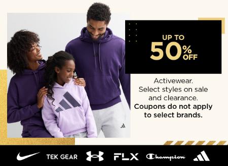Up to 50% Off Activewear