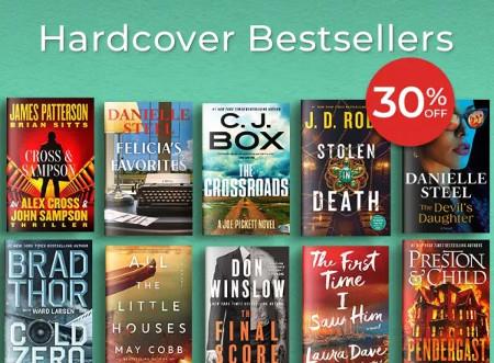Hardcover Bestsellers 30% off