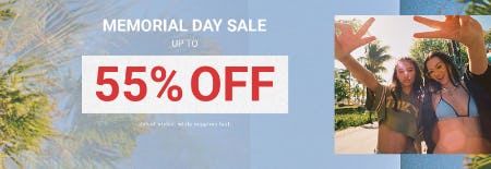 Memorial Day Sale Up to 55% Off