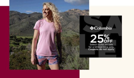 Columbia 25% Off
