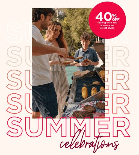 40% Off Grilling Tools and Accessories