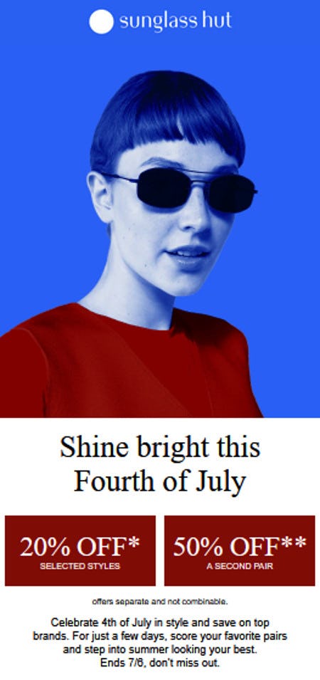 4th of July Sale