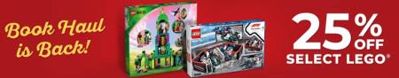 Book Haul 25% Off Select LEGO