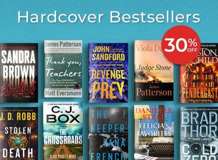 Hardcover Bestsellers 30% off