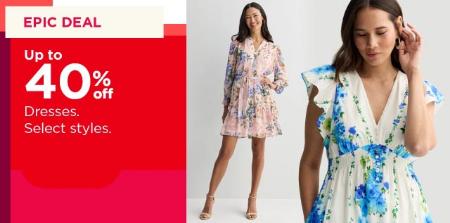 Up to 40% Off Dresses